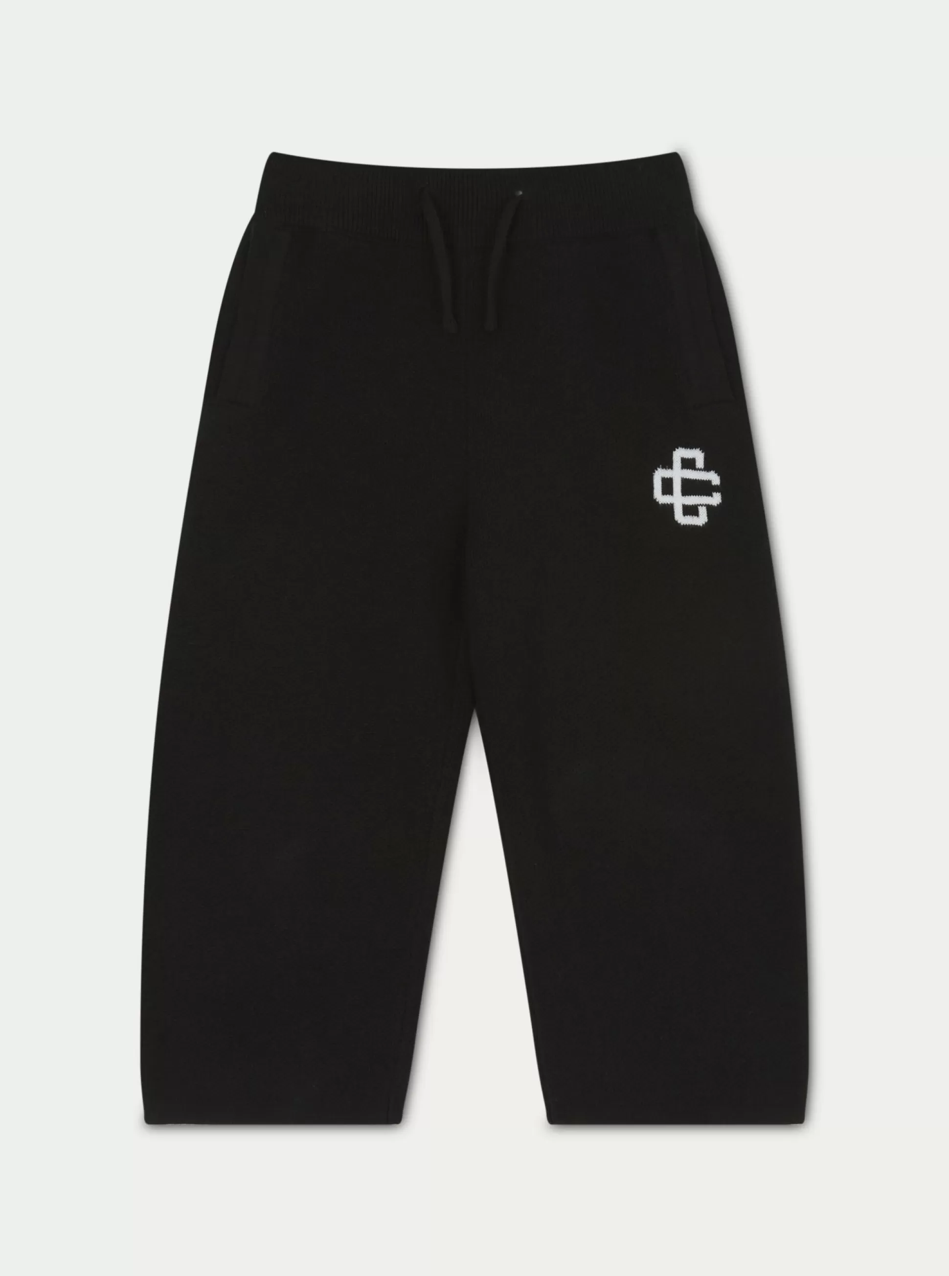 The Couture Club Kids Knitted Emblem Jogger