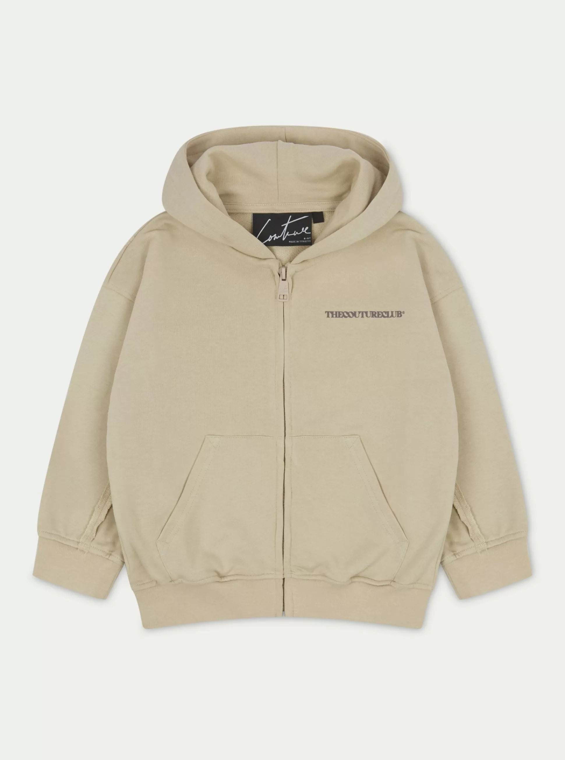 The Couture Club Kids Raw Seam Members Only Hoodie