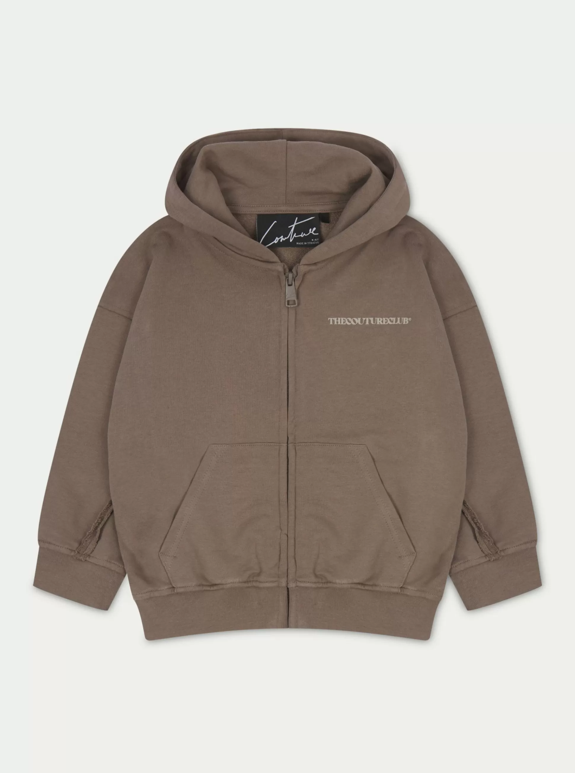 The Couture Club Kids Raw Seam Members Only Hoodie