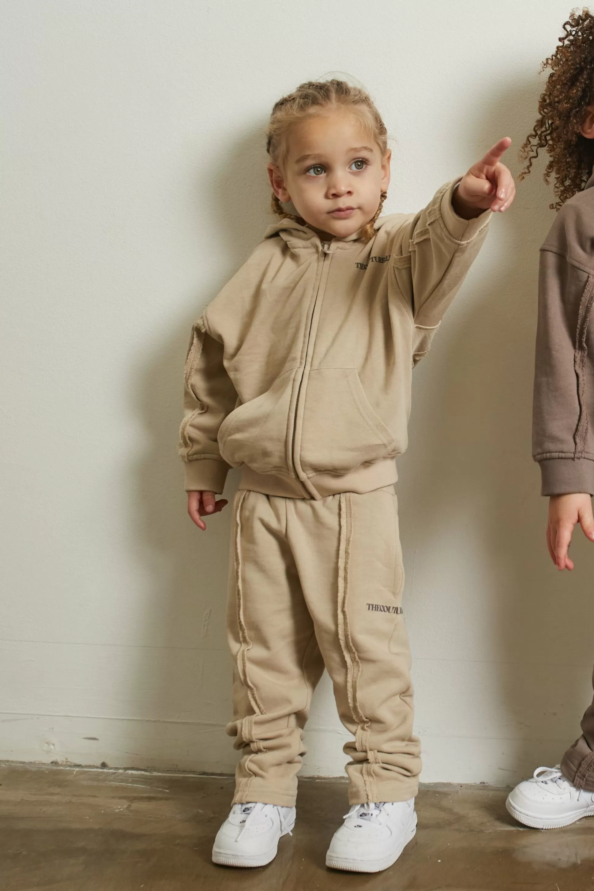 The Couture Club Kids Raw Seam Members Only Hoodie