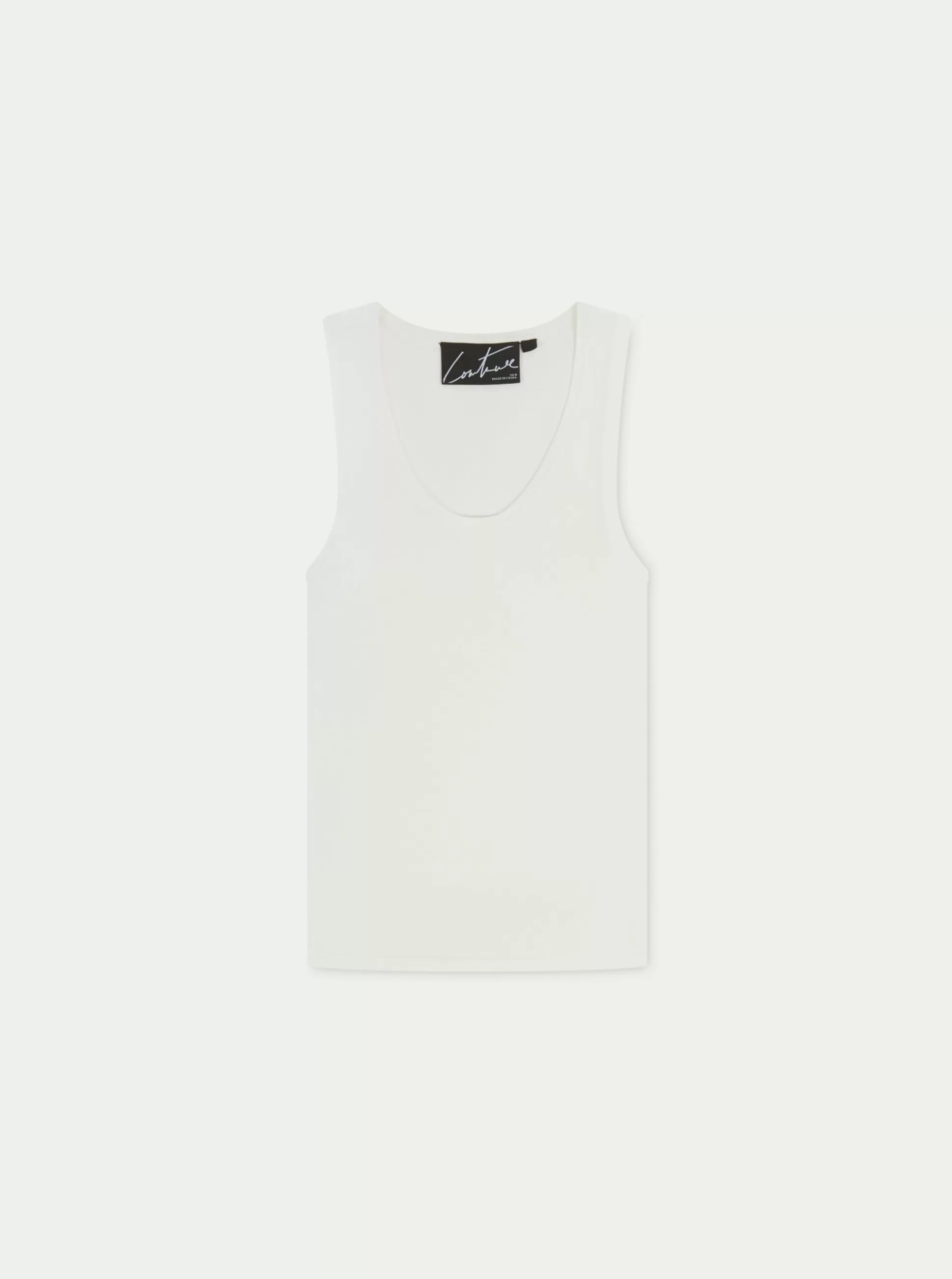 The Couture Club Knitted Logo Racer Vest