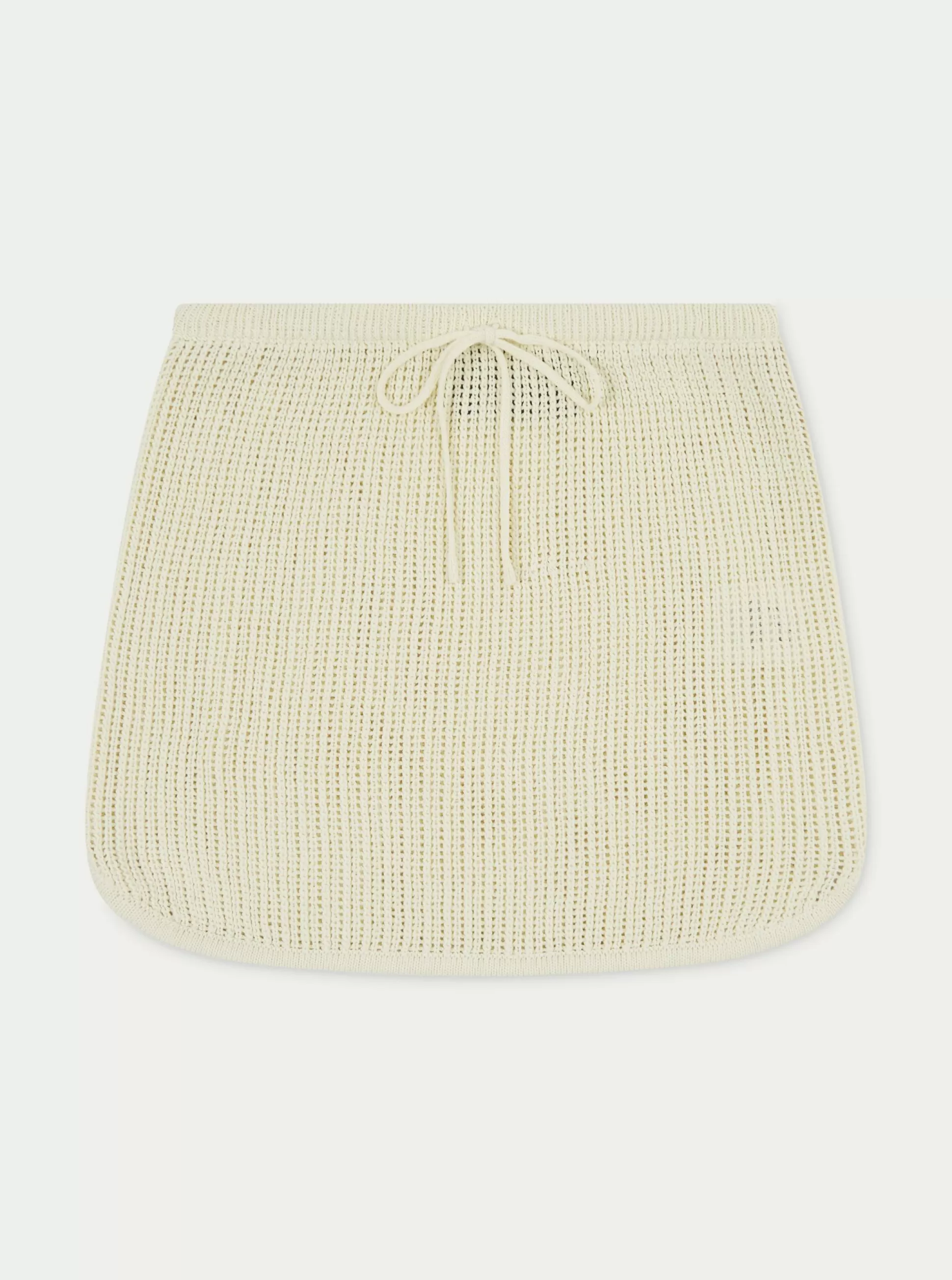 The Couture Club Knitted Tie Waist Micro Skirt