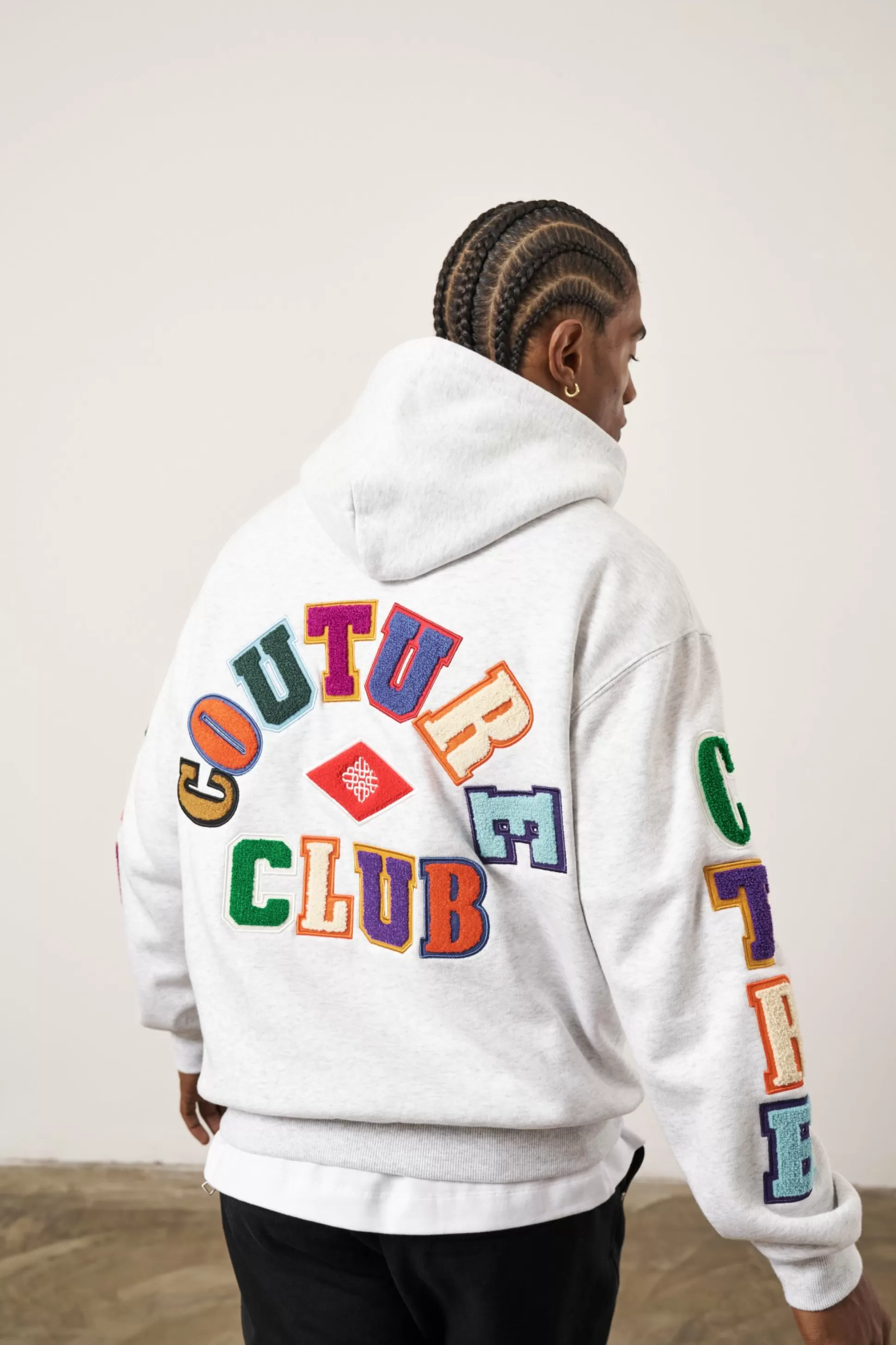 The Couture Club Multibadge Chenille Hoodie