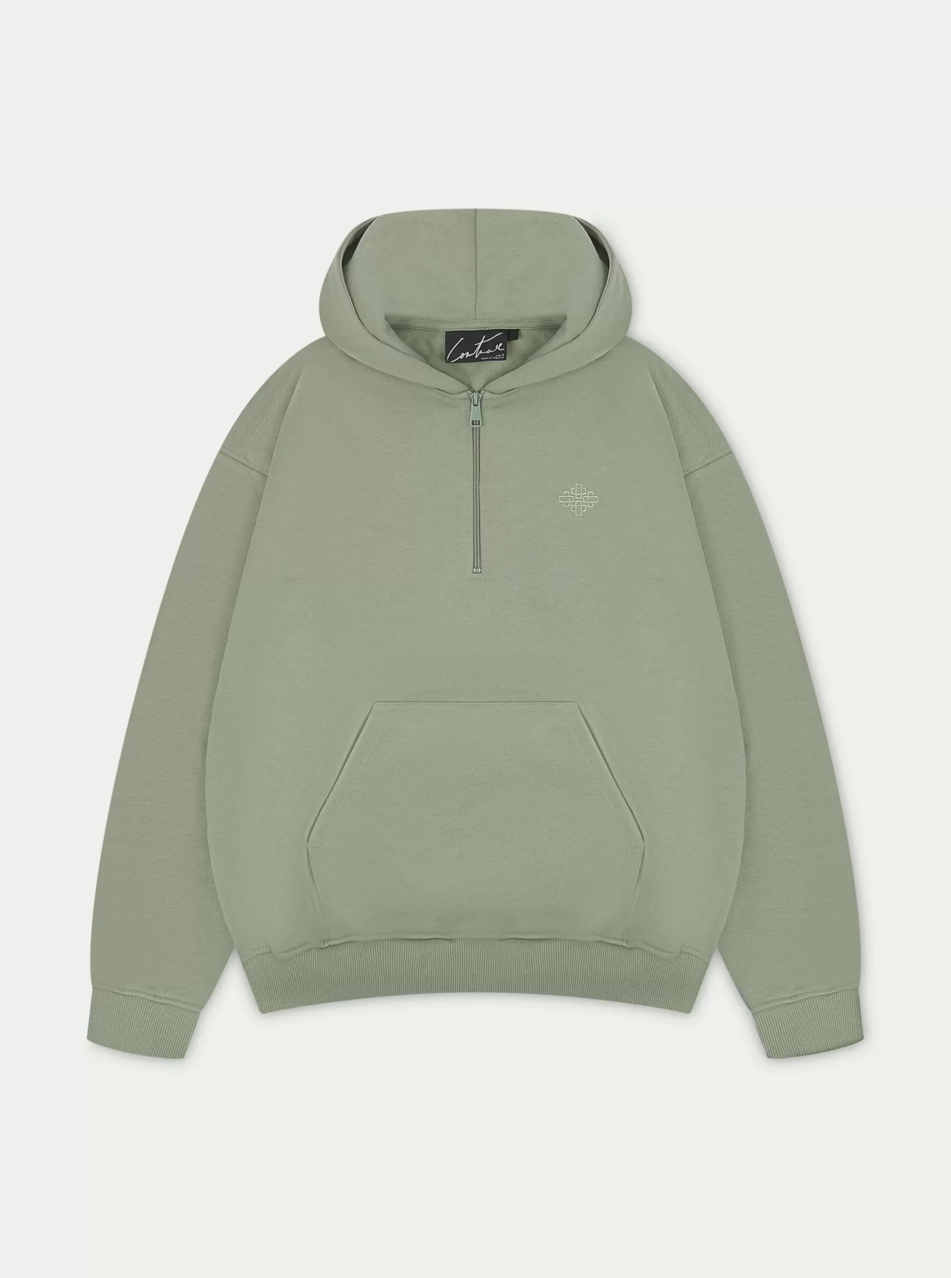 The Couture Club Outline Embroidered Emblem Hoodie