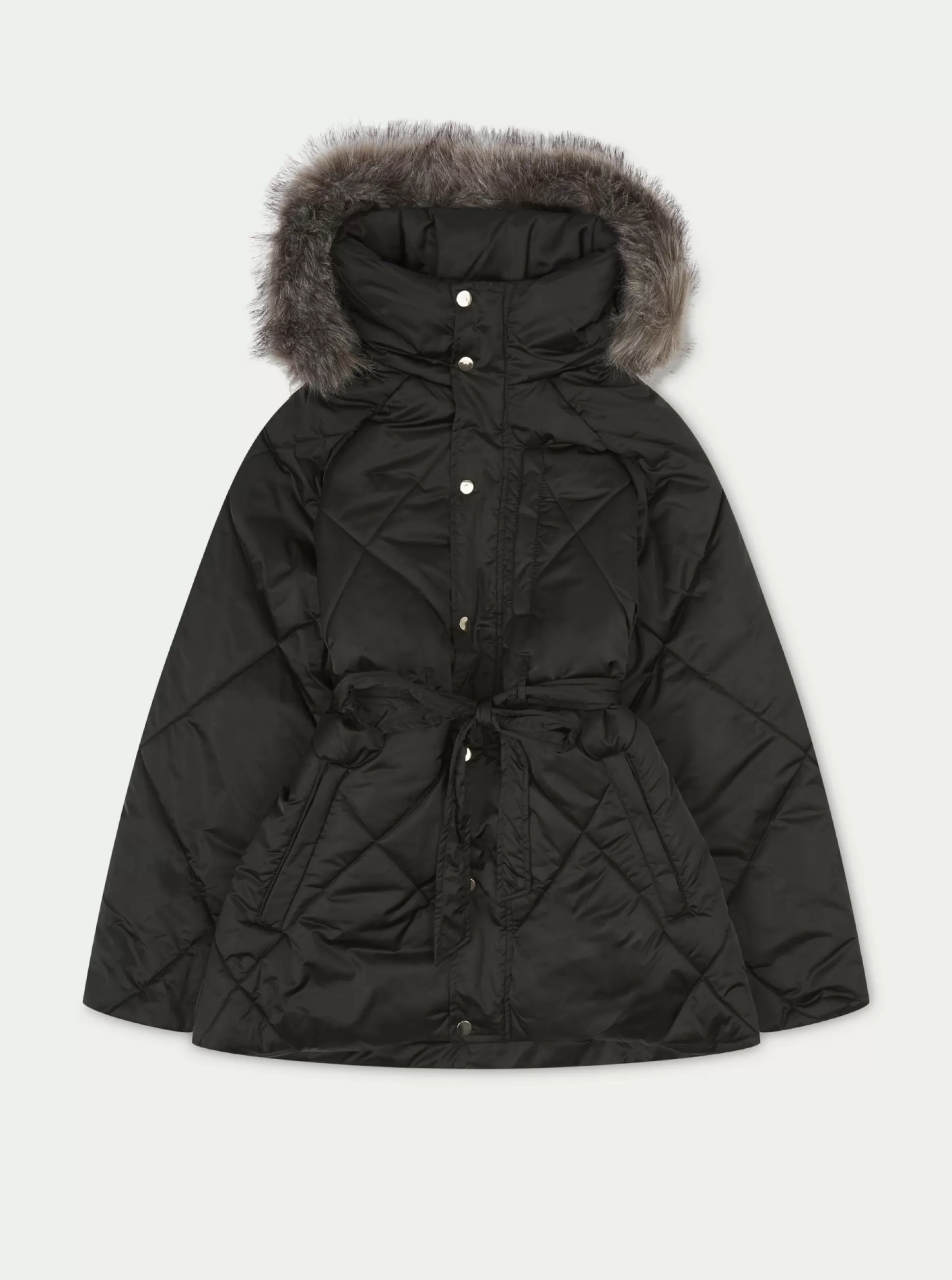 The Couture Club Oversize Fur Hooded Parka Jacket