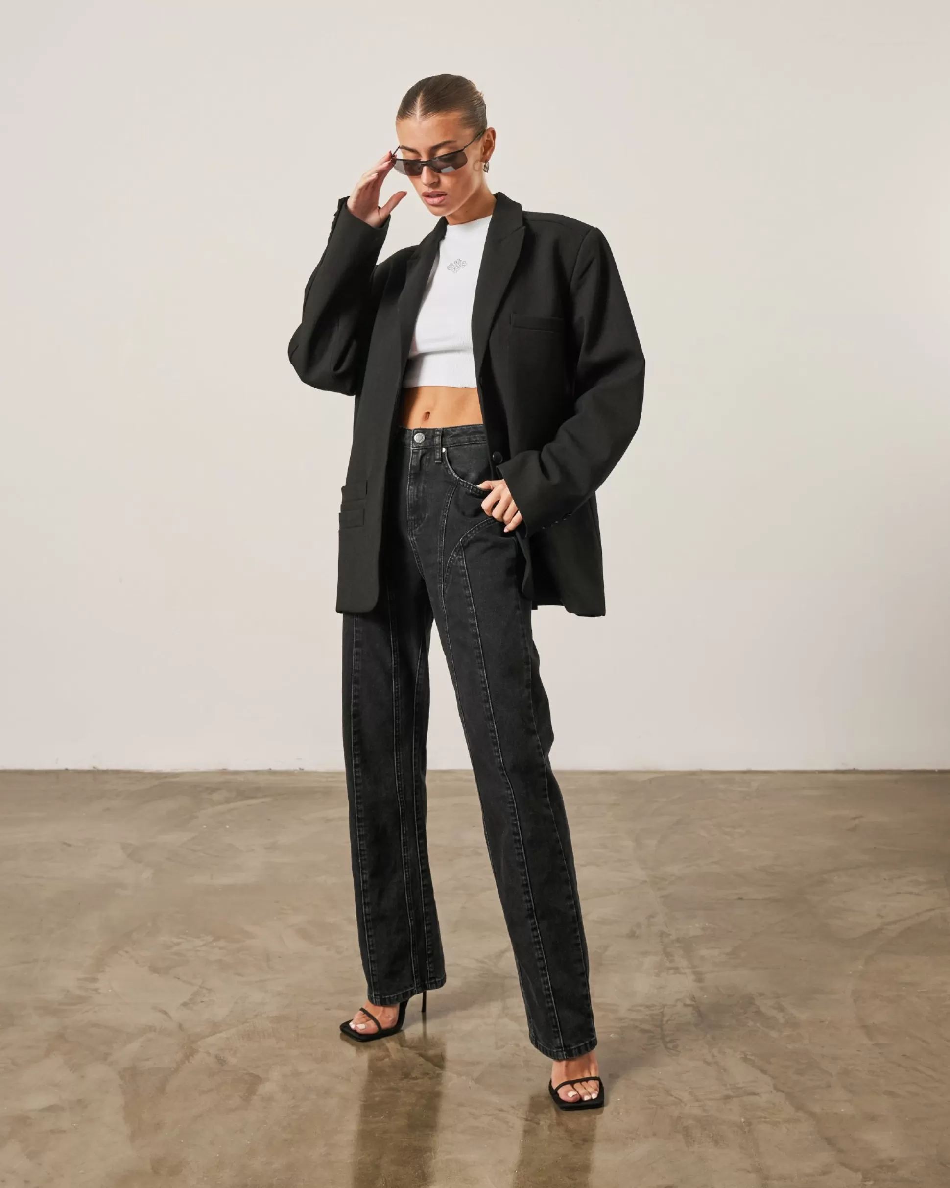 The Couture Club Oversized Structured Blazer