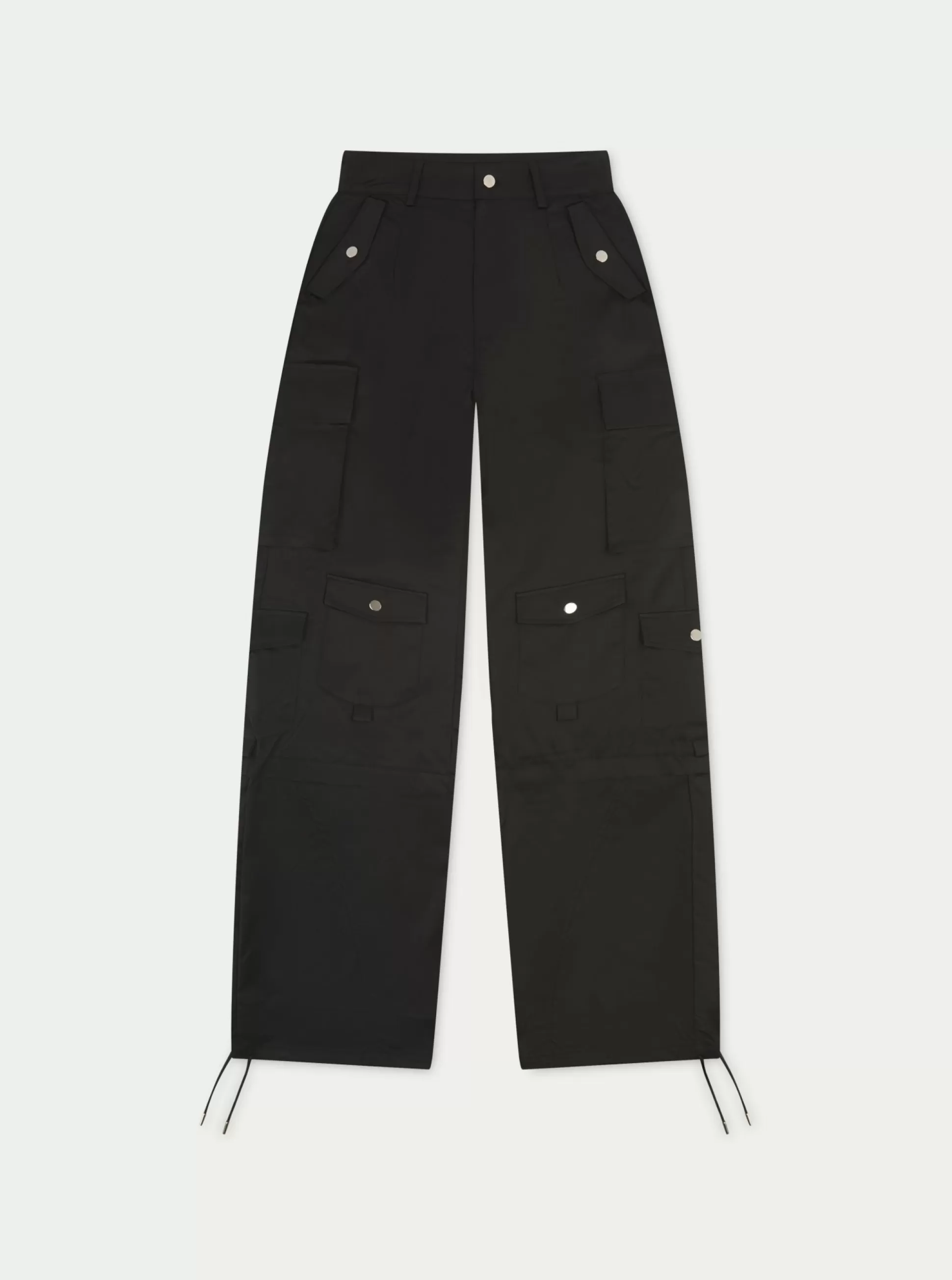 The Couture Club Oversized Tie Hem Cargo Pants