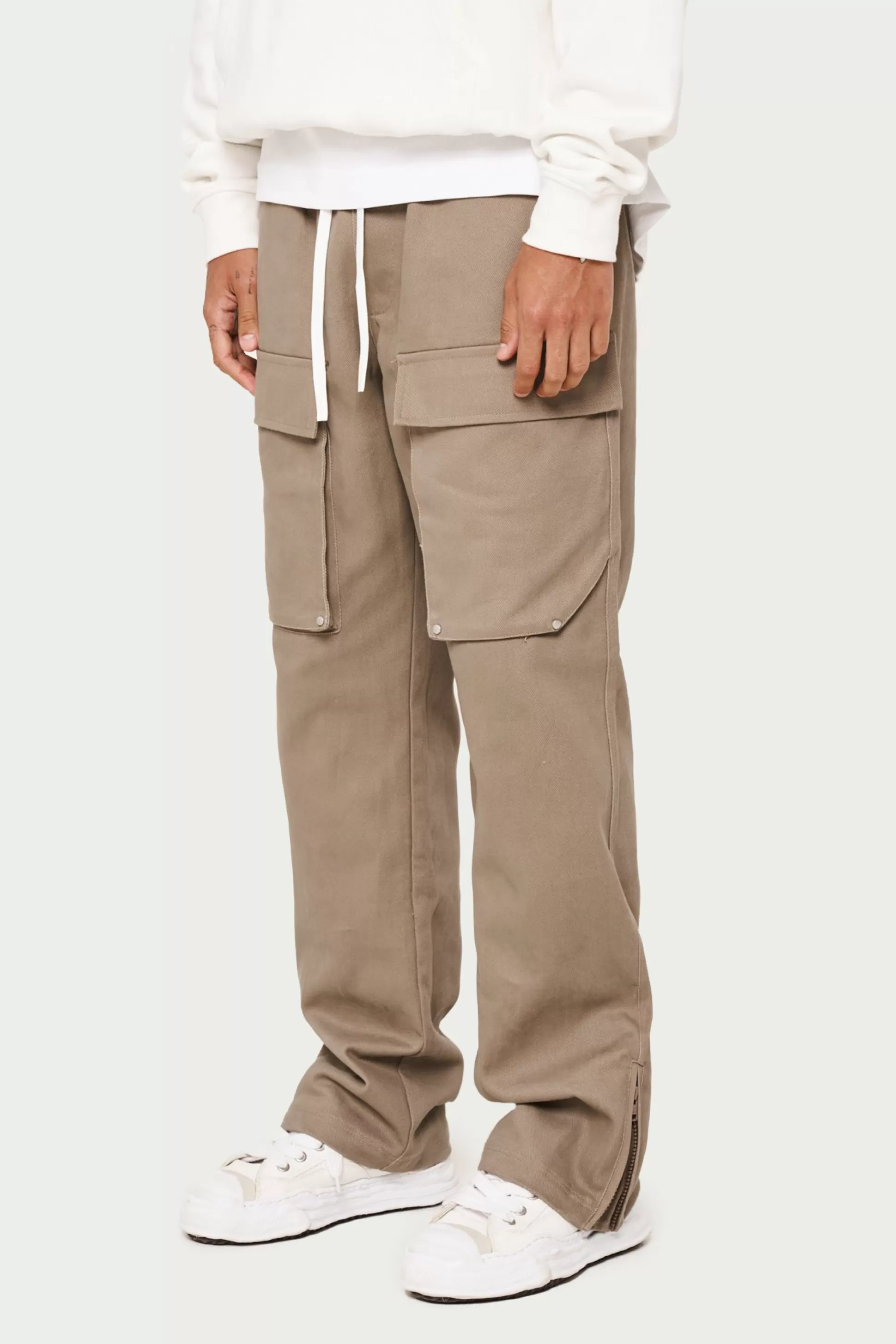 The Couture Club Peached Twill Straight Cargos