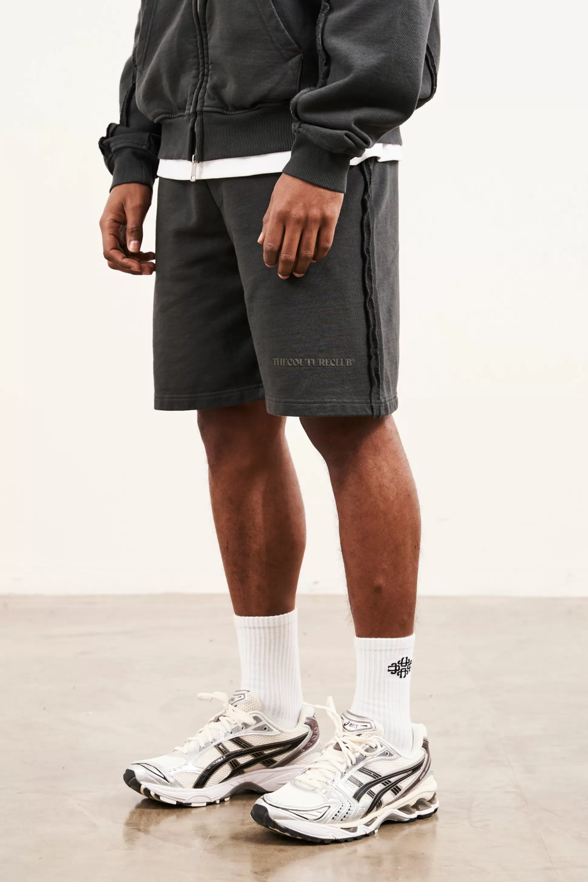 The Couture Club Raw Seam Shorts