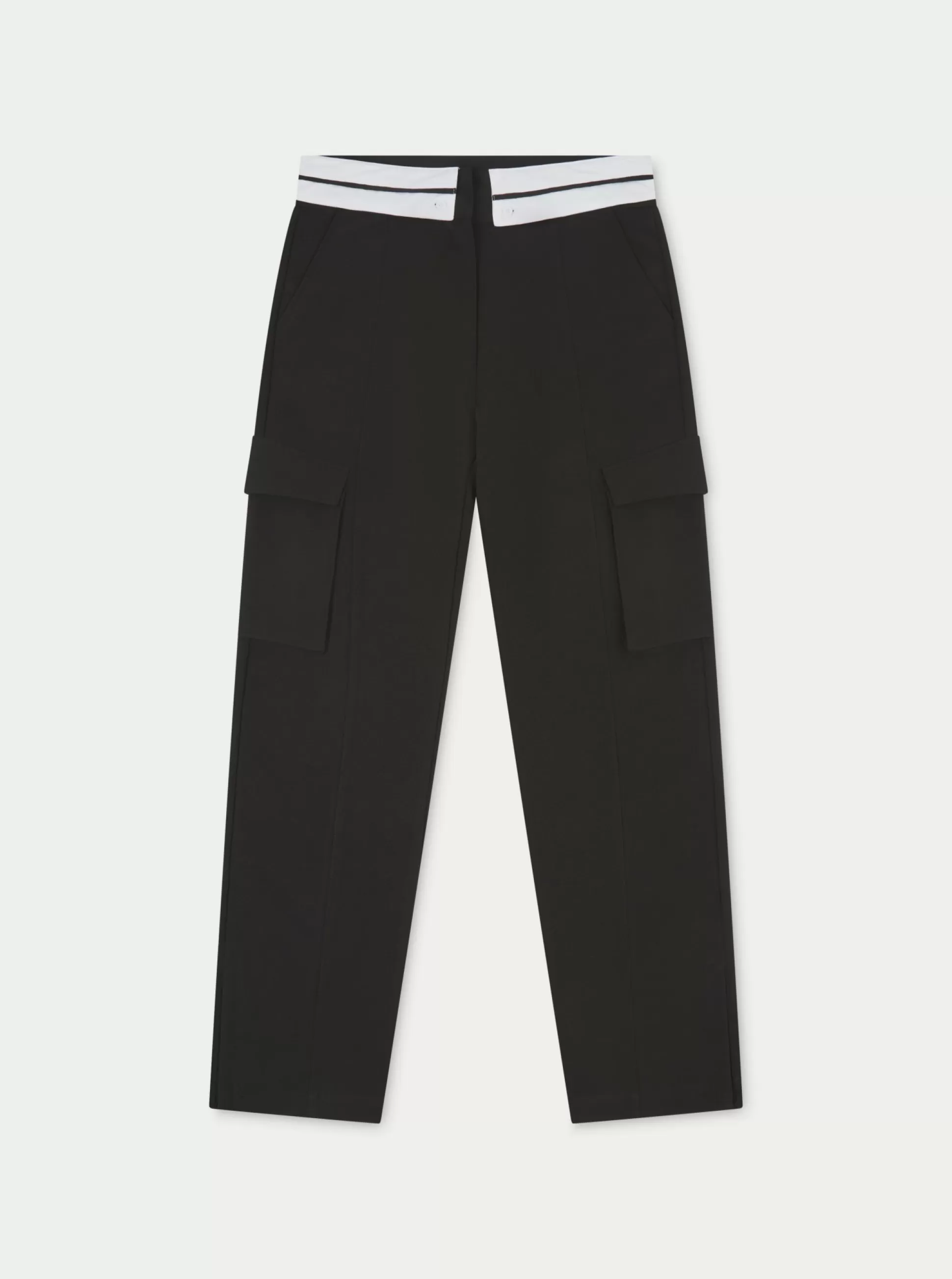 The Couture Club Reverse Waistband Smart Cargo Trouser