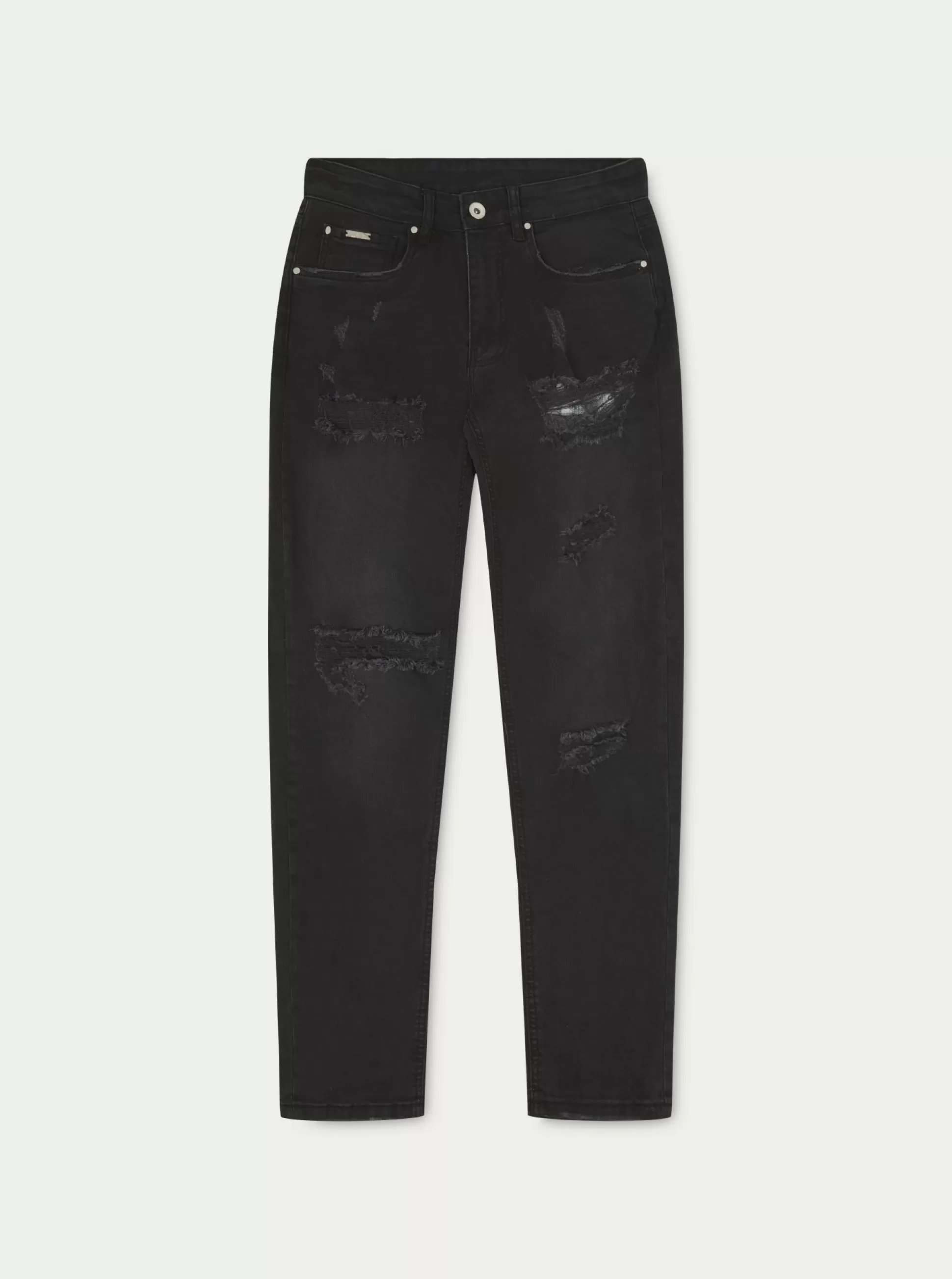 The Couture Club Rip And Repair Stacked Jeans