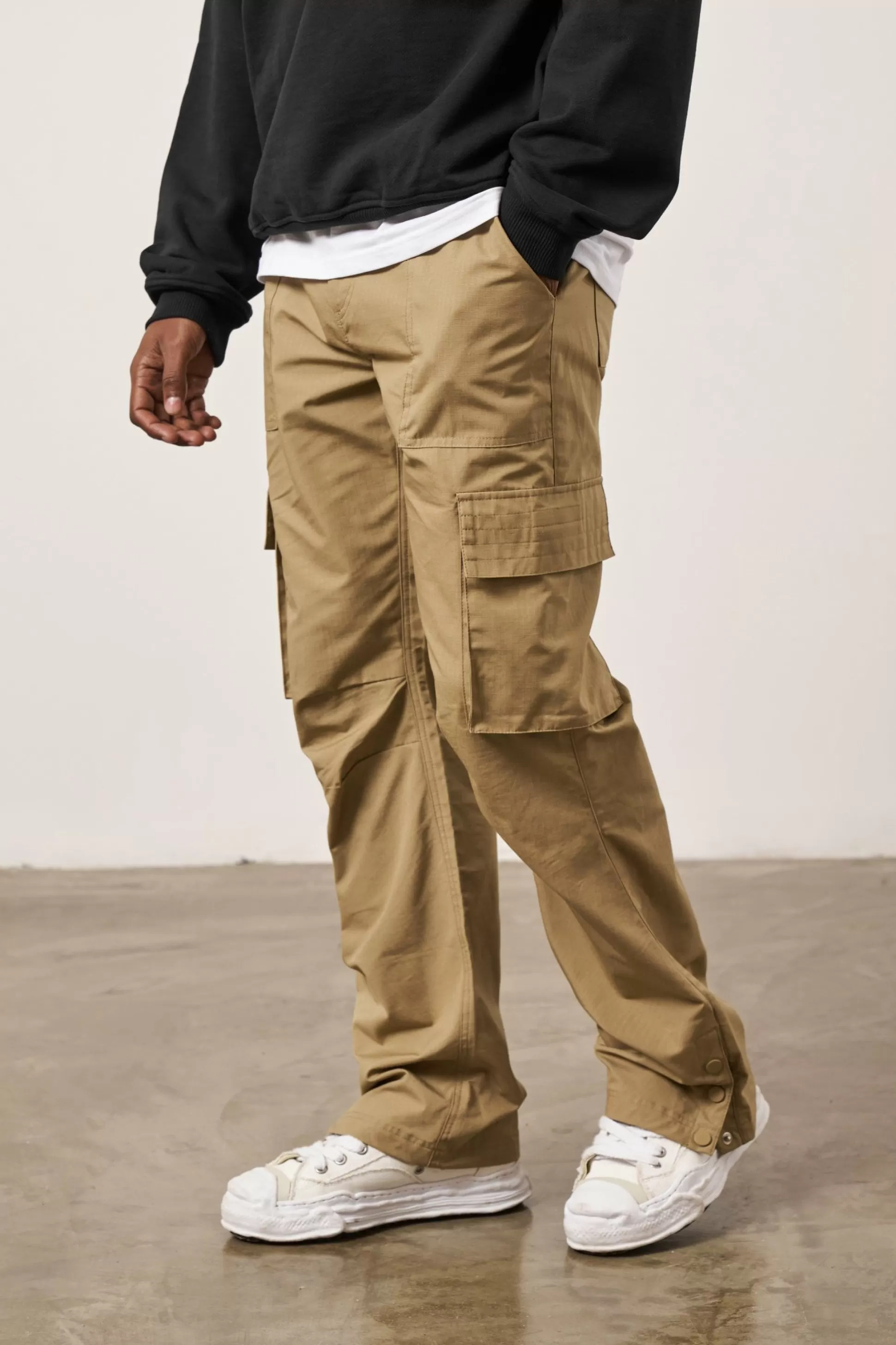 The Couture Club Ripstop Relaxed Cargo Trousers