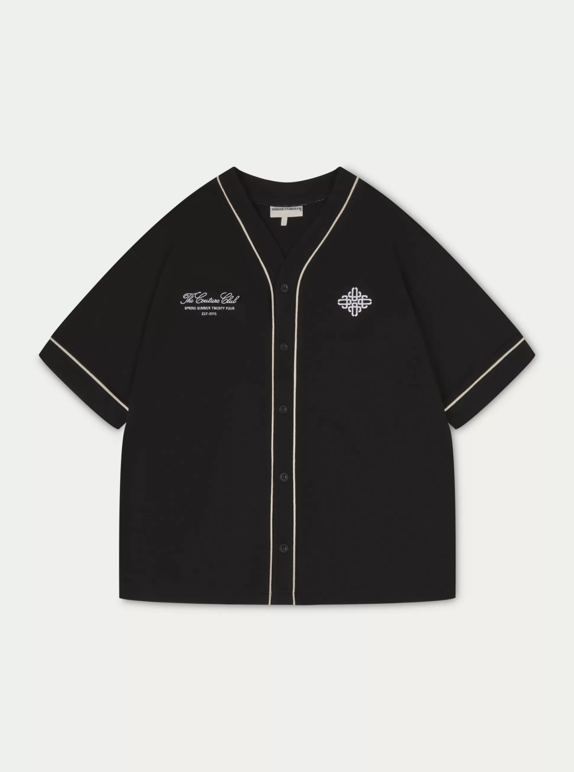 The Couture Club Script Jersey Baseball Shirt