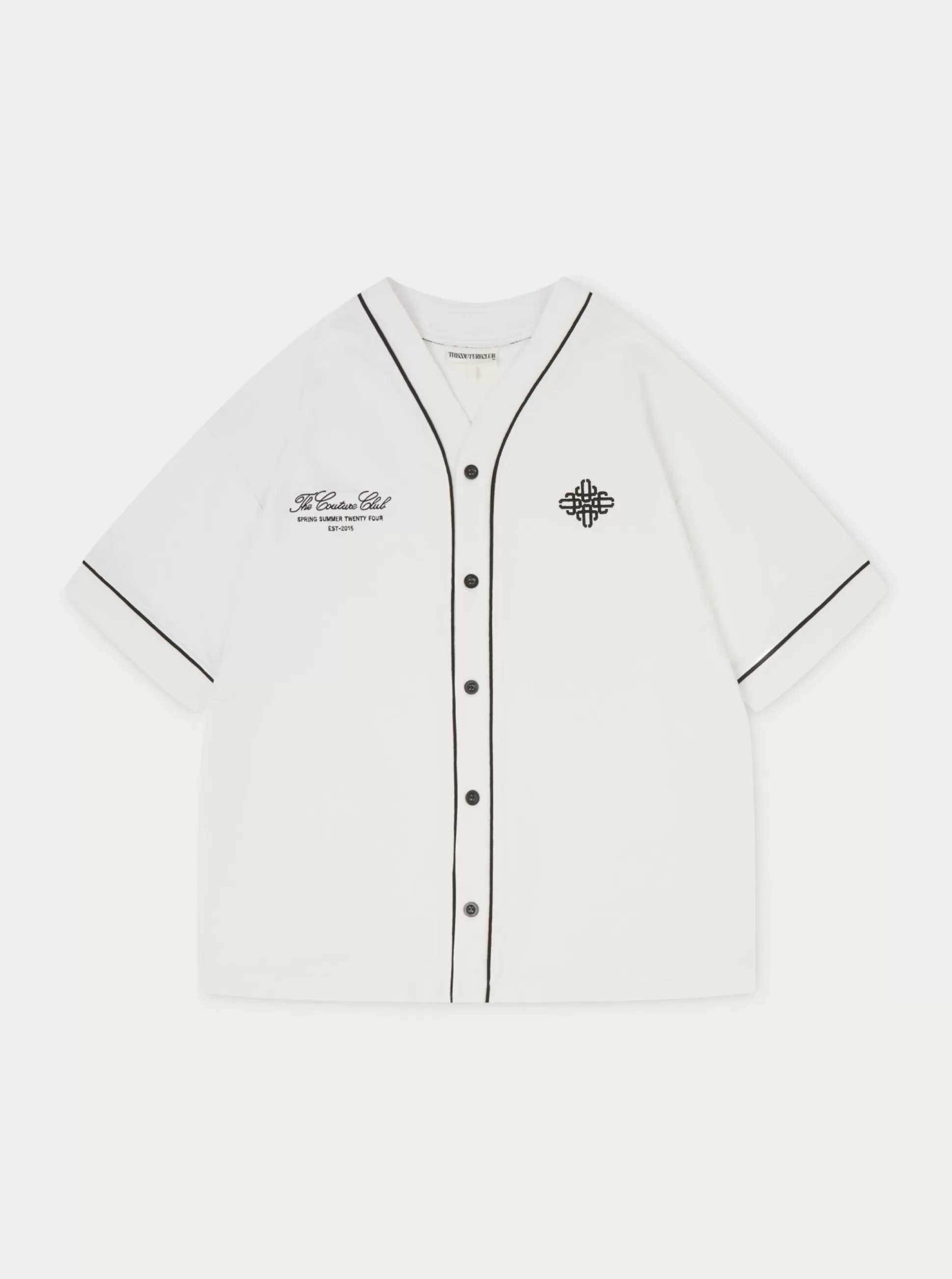 The Couture Club Script Jersey Baseball Shirt