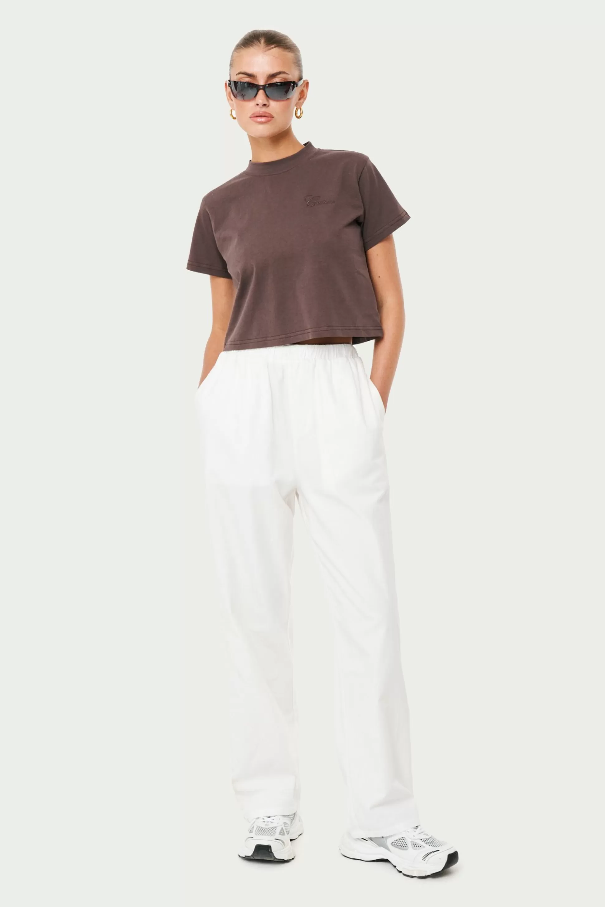 The Couture Club Script Vintage Cropped T-Shirt