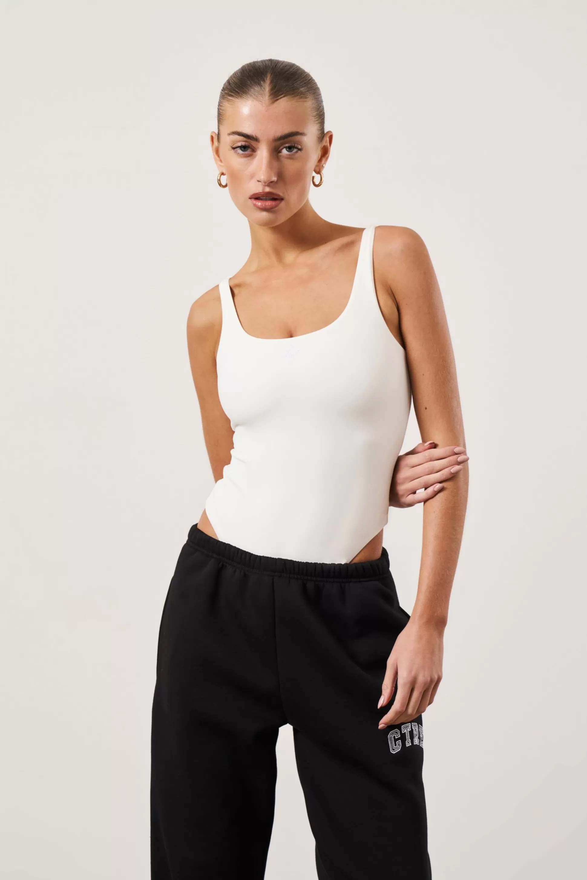 The Couture Club Sculpting Jersey Scoop Neck Bodysuit