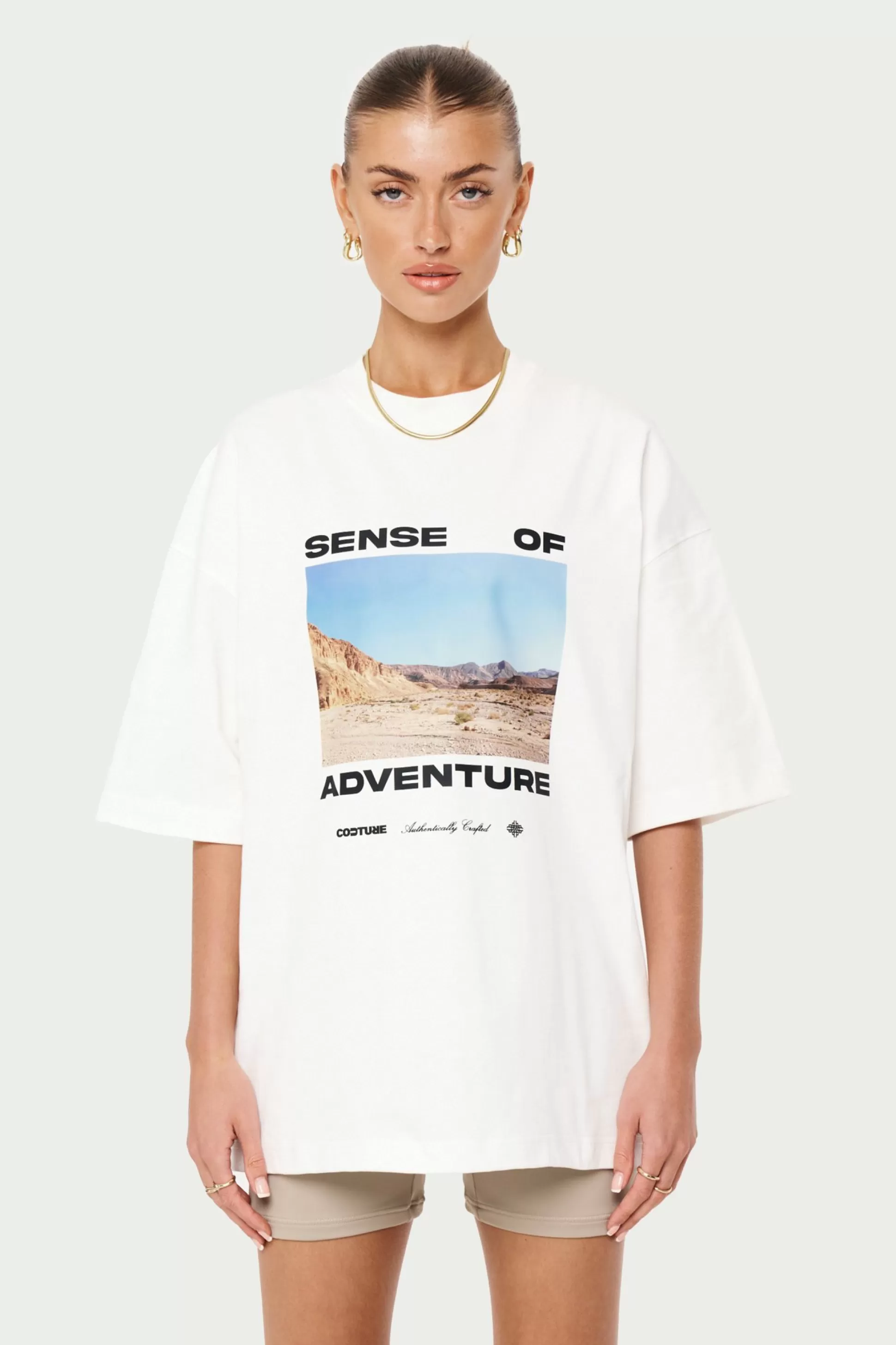 The Couture Club Sense Of Adventure Oversized T-Shirt