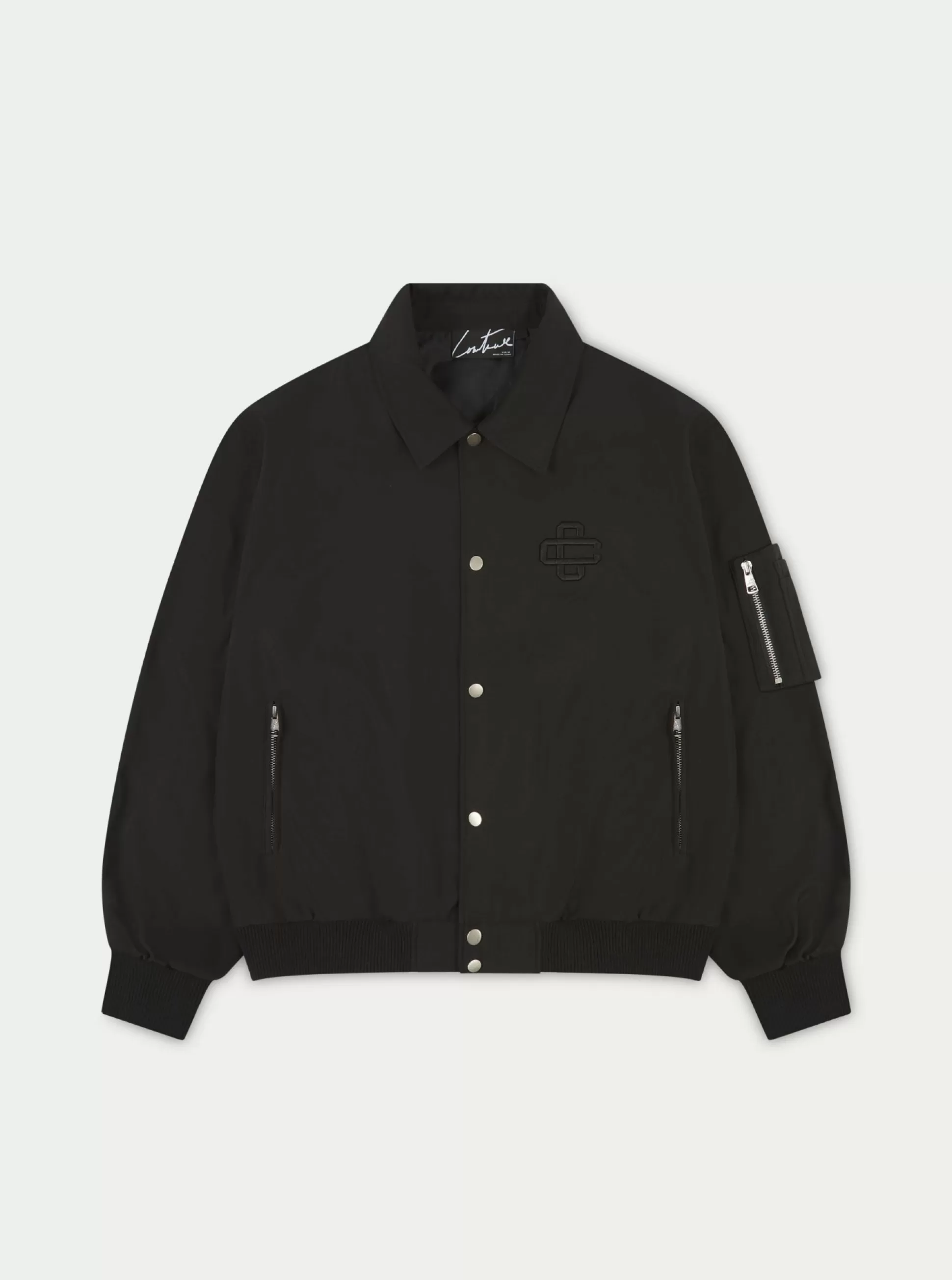 The Couture Club Smart Nylon Bomber Jacket