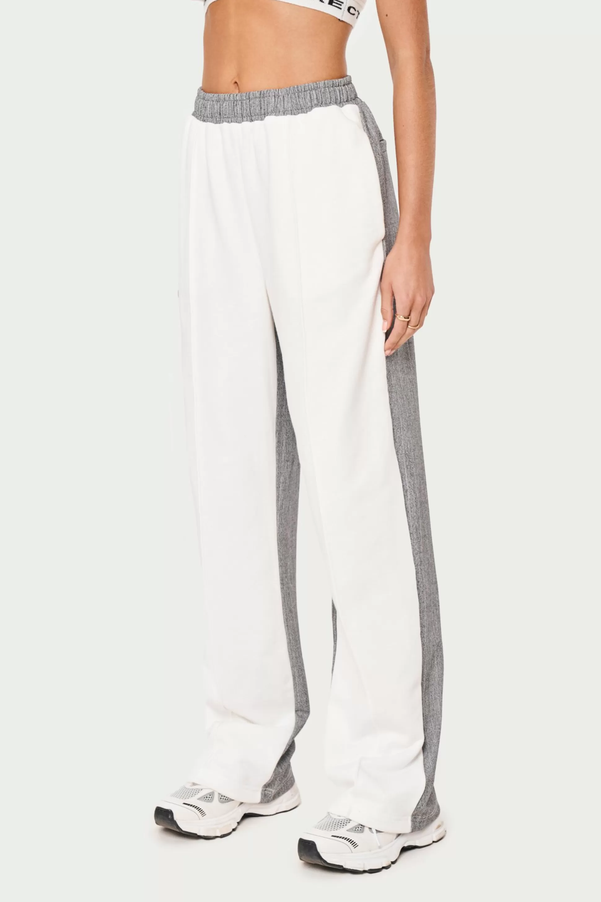 The Couture Club Spliced Pinstripe Joggers