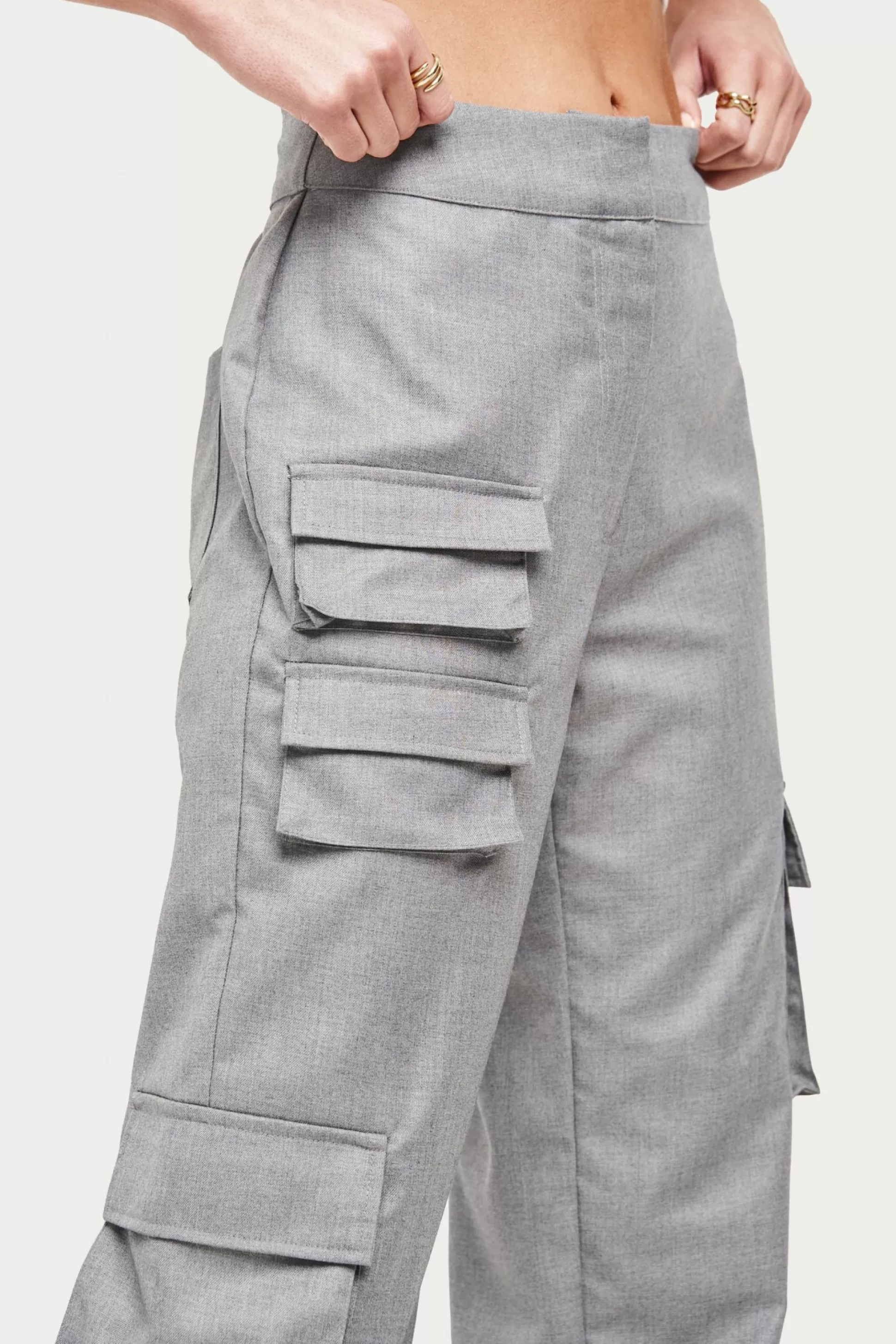 The Couture Club Tailored Multi Pocket Cargo Trouser