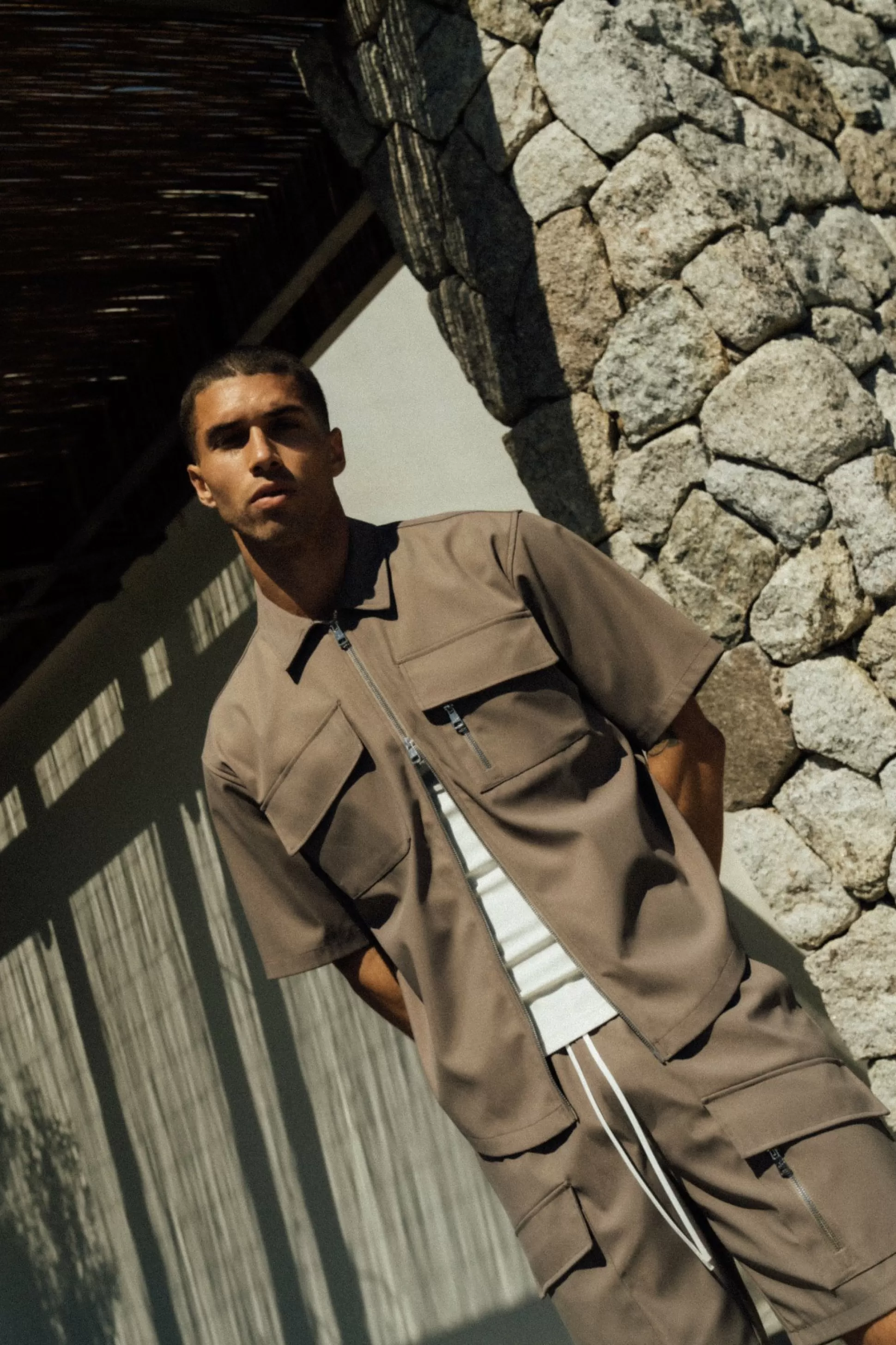 The Couture Club Technical Heavyweight Zip Overshirt