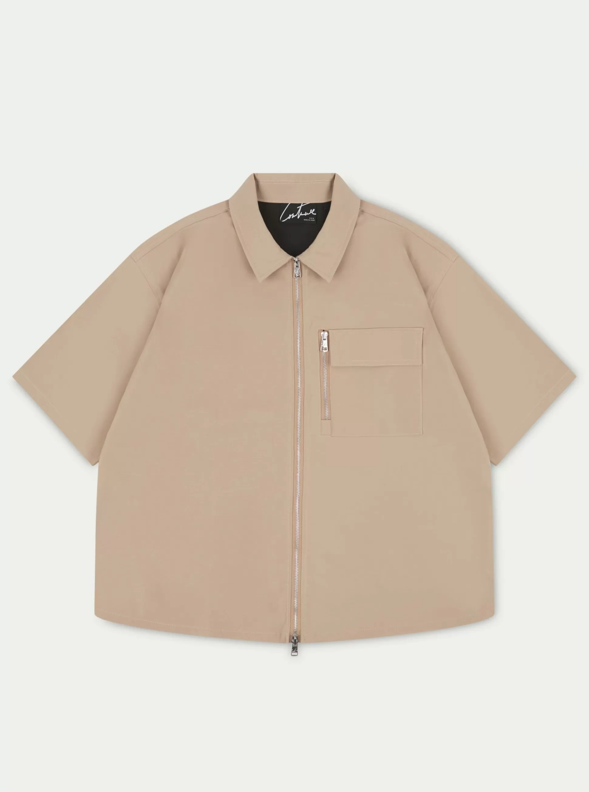 The Couture Club Technical Heavyweight Zip Overshirt