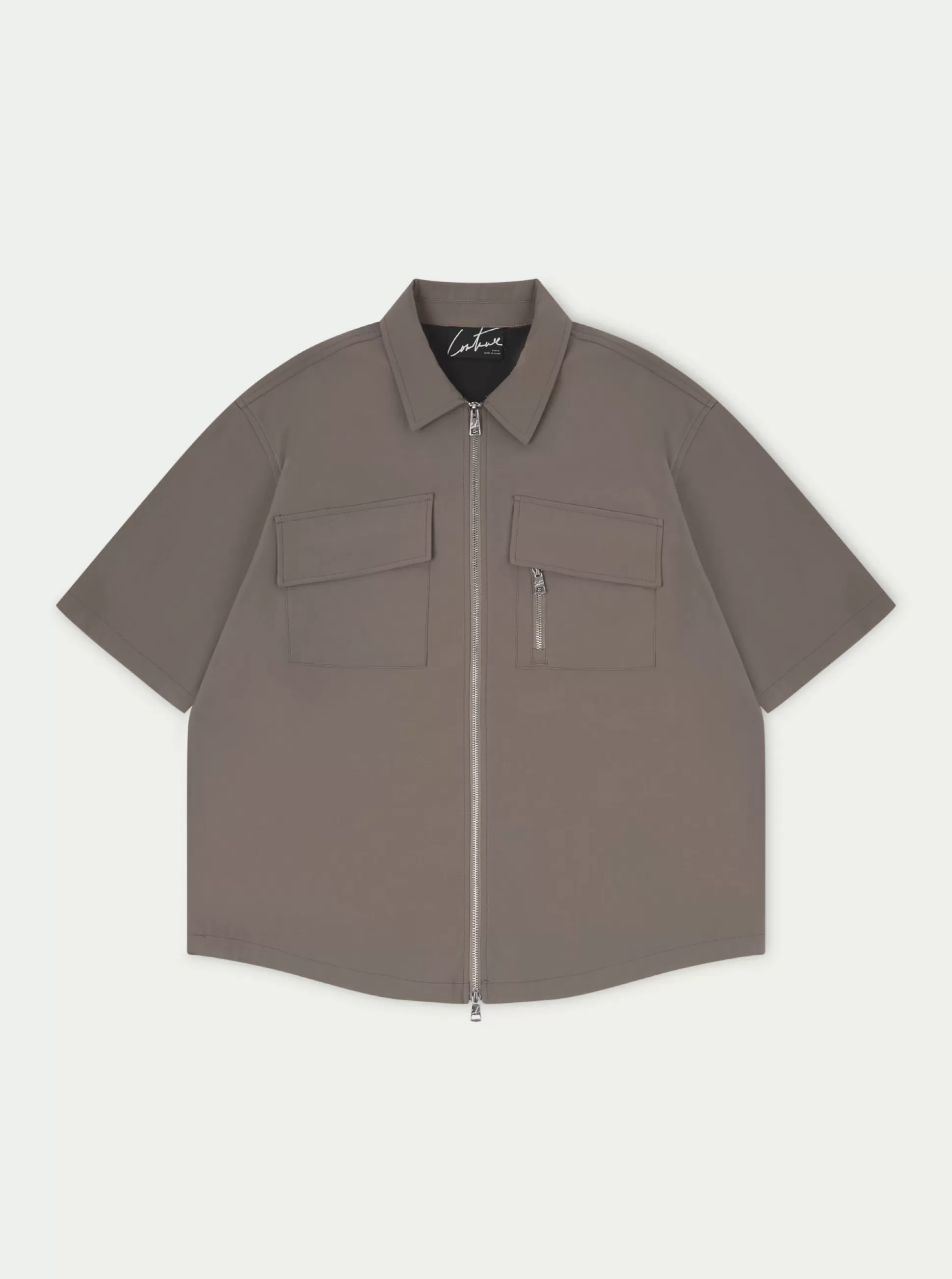 The Couture Club Technical Heavyweight Zip Overshirt