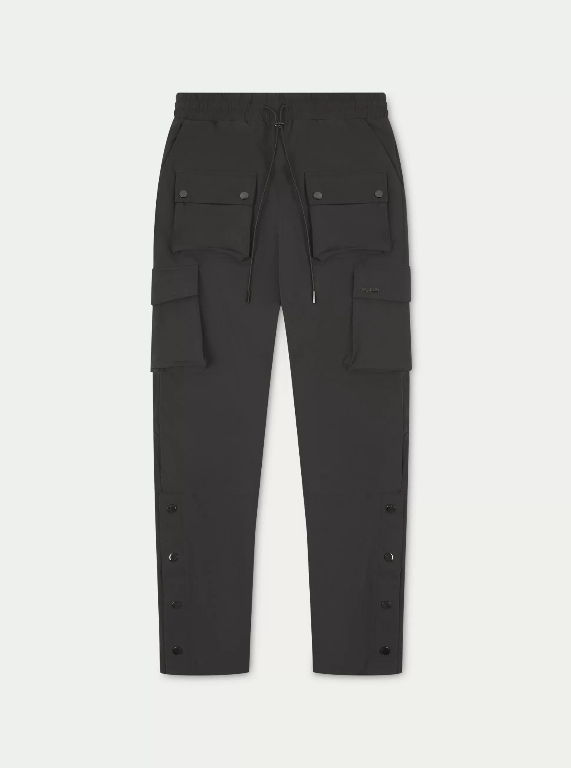 The Couture Club Technical Stretch Popper Detail Cargo Pants