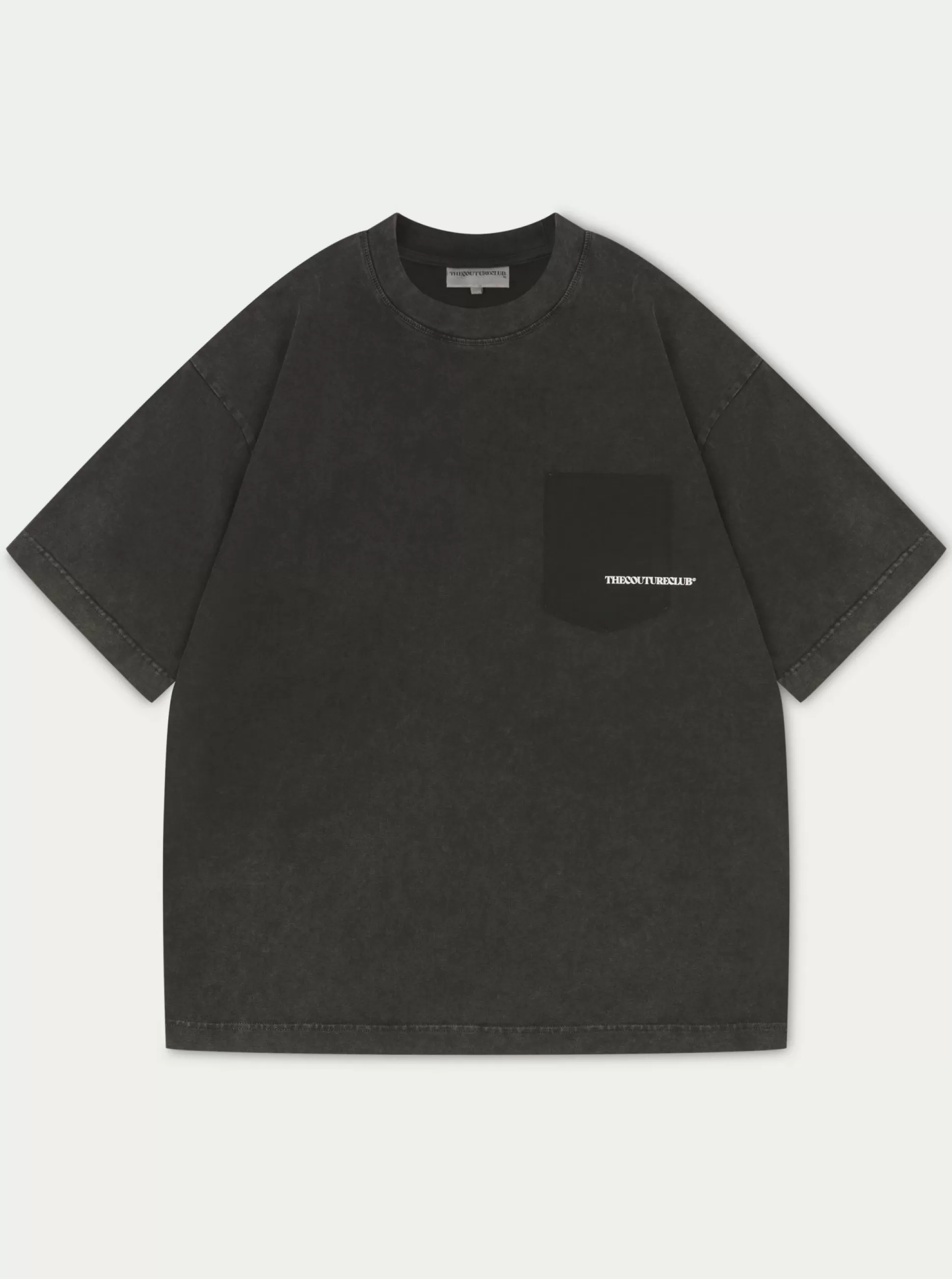 The Couture Club Washed Pocket Detail T-Shirt